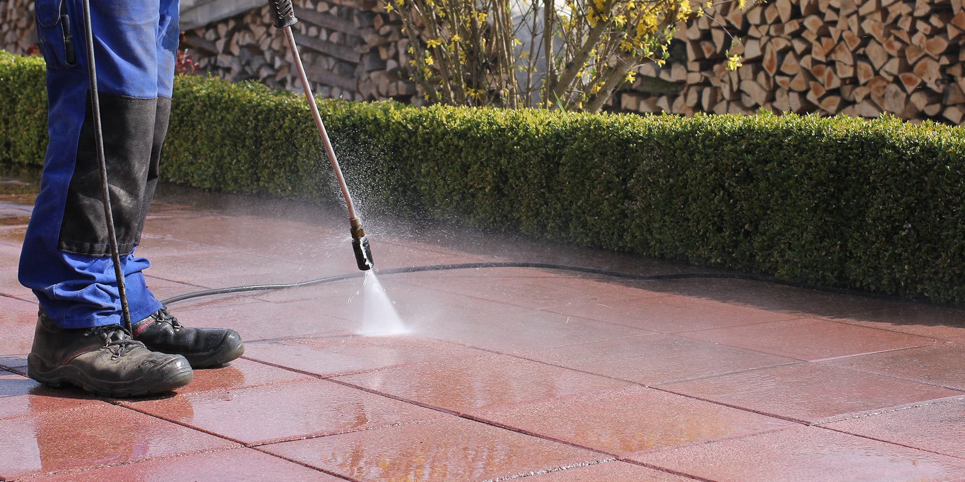 Paving cleaning West Midlands