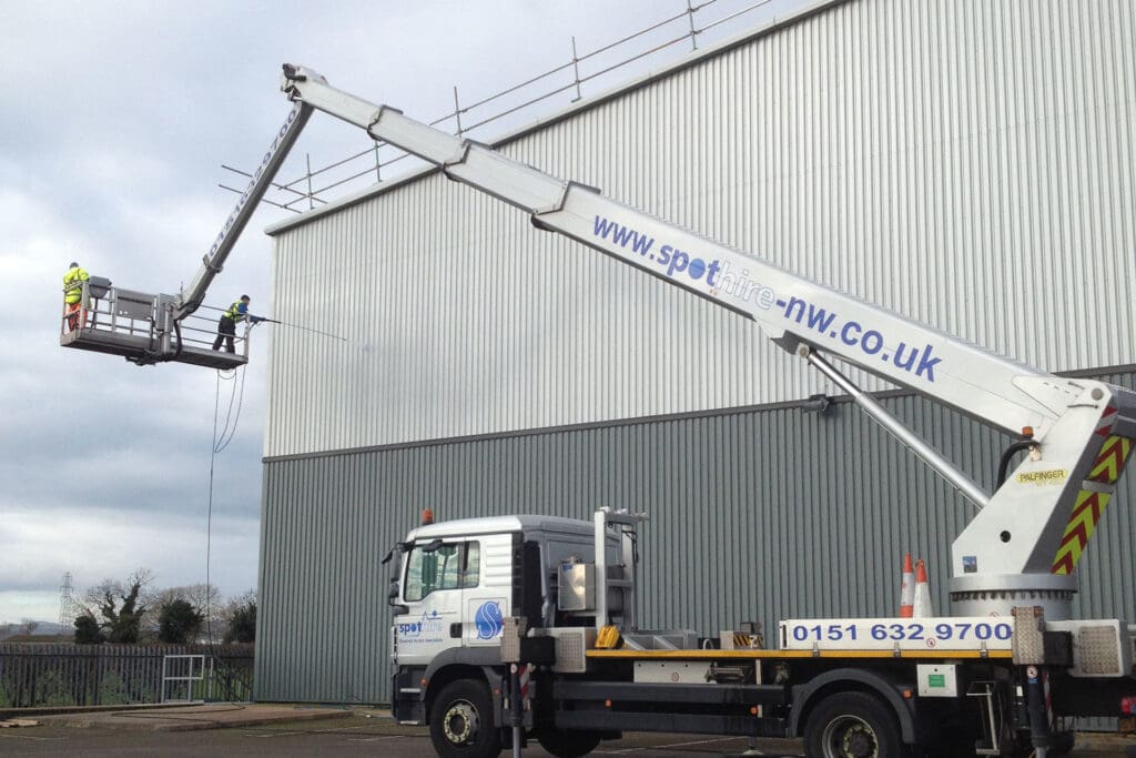 Eddie Stobbart Warehouse - Cladding Cleaning